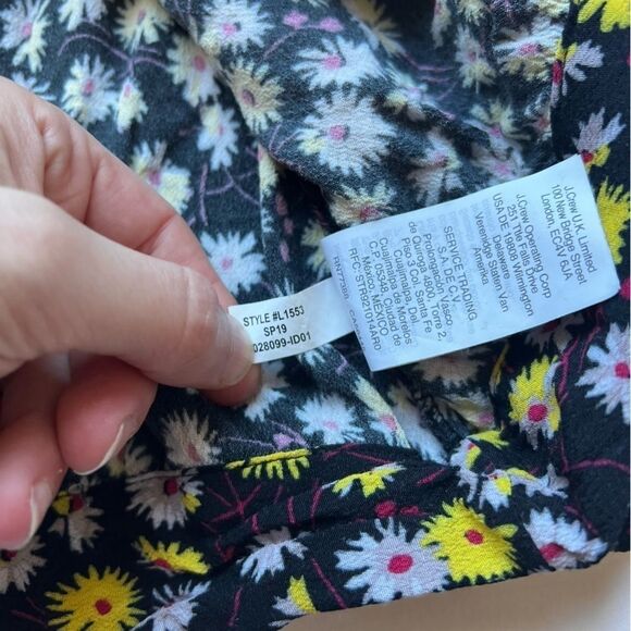 Madewell Wrap Top in French Floral Size XS - Picture 6 of 7
